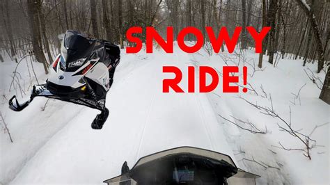 Snowmobile Trail Riding 4 Vermont Youtube