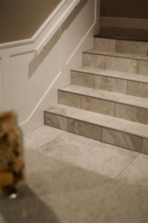 Pin By Leslie Prater On Flooring Tiled Staircase Flooring For Stairs