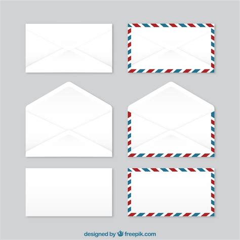 Envelopes Collection Free Vector