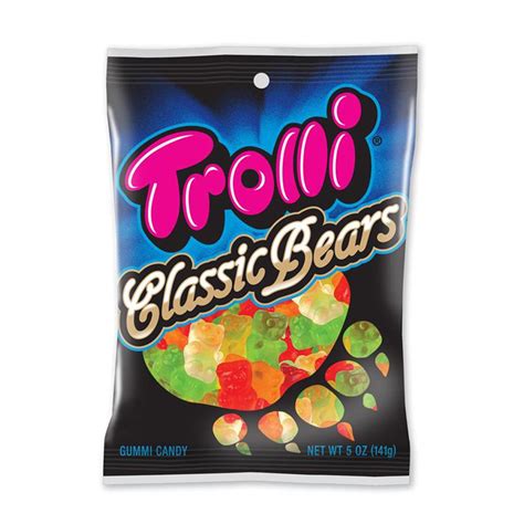 Trolli Classic Gummy Bears Candy 5 Ounce Bag Pack Of 12