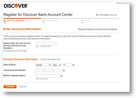 Discover Bank Internet Login Sign In Discover My Account