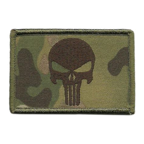 Multicam Skull Tactical Patch 2 X 3 Liberty Or Death Usa
