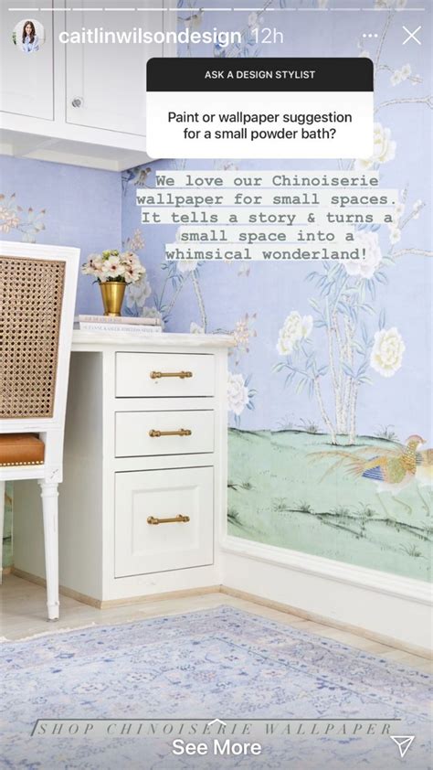 Pin By Dana Perry On Wallpaper Chinoiserie Wallpaper Small Spaces