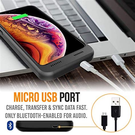 Battery Case For Iphone Xs Max Rechargeable Wireless Charging Case