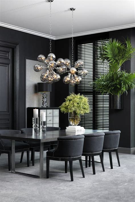 How To Color The Ceiling Of The Room Luxury Dining Room Black