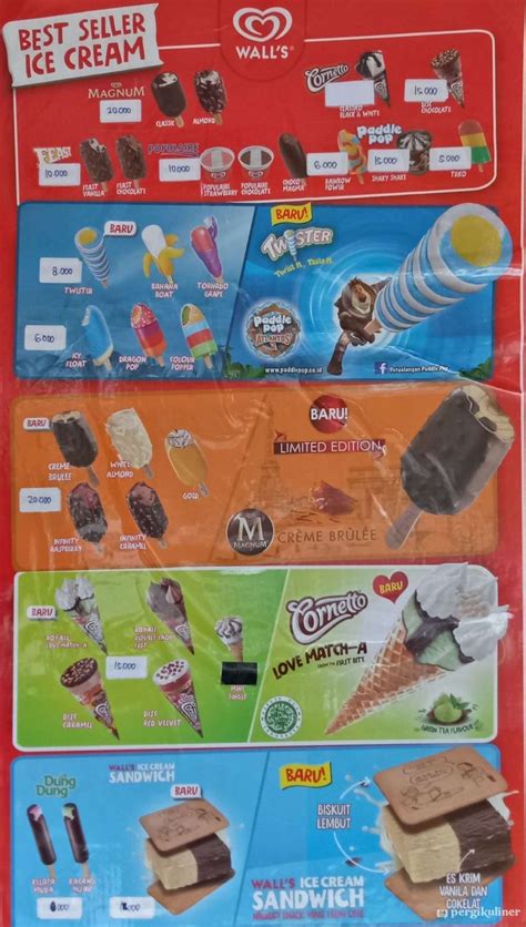Welcome to the wall's classics product page, check out our range of delicious ice creams below. Selalu diperbarui! Menu Walls Ice Cream, Ancol