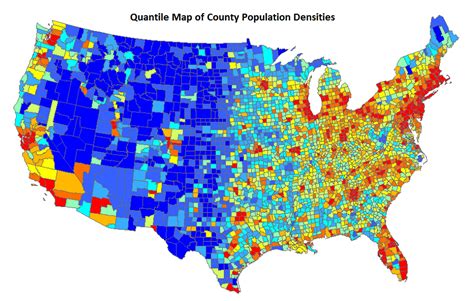 Us Map Of Population Density And Travel Information Download Free Us