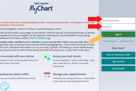 Ssm Mychart Login Page And App Reset Password Ssm Health