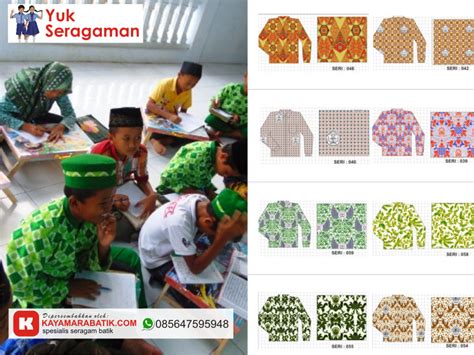 Inspirasi modis pembahasan baju seragam tentang 17+ konsep baju seragam sekolah baju seragam merupakan model yang banyak dicari. Seragam batik TPA | 085647595948 | Kayamara Batik