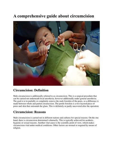 Ppt A Comprehensive Guide About Circumcision Powerpoint Presentation