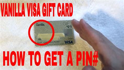 How To Get A Pin For Your Vanilla Visa T Card 🔴 Youtube