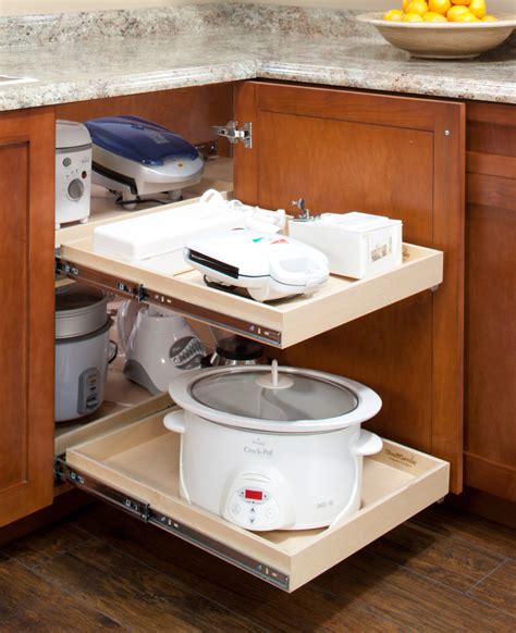 But there are a few things to consider when building Blind Corner Cabinet Solutions - Traditional - Kitchen ...