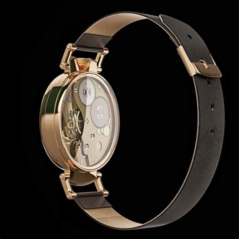 Classic Golden Watch 3d Modeling And Rendering Aunar 3d