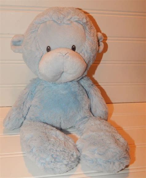 Baby B Gund Blue Monkey Plush Soft Stuffed Animal Lovey Toy 4047415 For