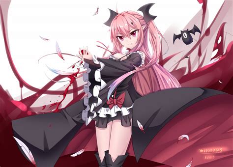 Fondos De Pantalla Ilustración Anime Chicas Anime Dibujos Animados Owari No Seraph Krul