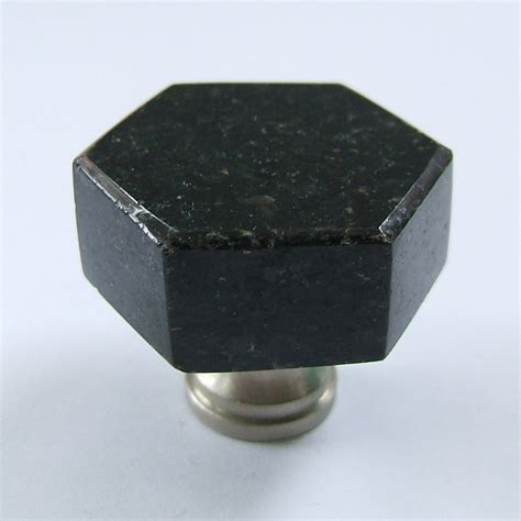 These marble cabinet pulls are the perfect complement to your white marble kitchen or marble bathroom. Black Galaxy (Black granite knobs and handles for kitchen ...
