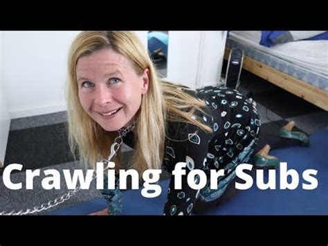 Submissive Training Crawling AKA Slave Position On All Four Doms