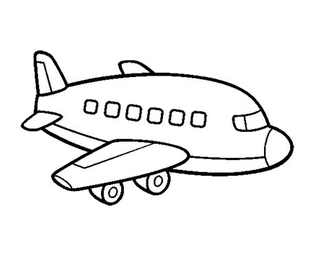 Dibujos De Aviones Para Colorear