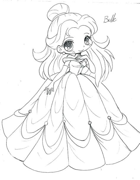 Anime Princess Coloring Pages At Free Printable