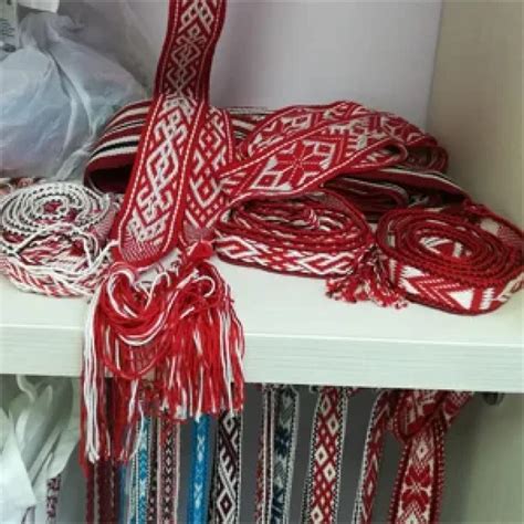 белорусские тканые пояса