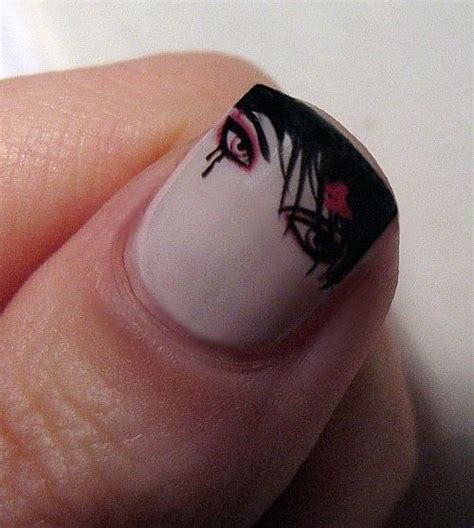 And you can use bloody red associated with other colors for emo nails. EMO nail designs | EMO nail designs 2013 | Pretty easy ...