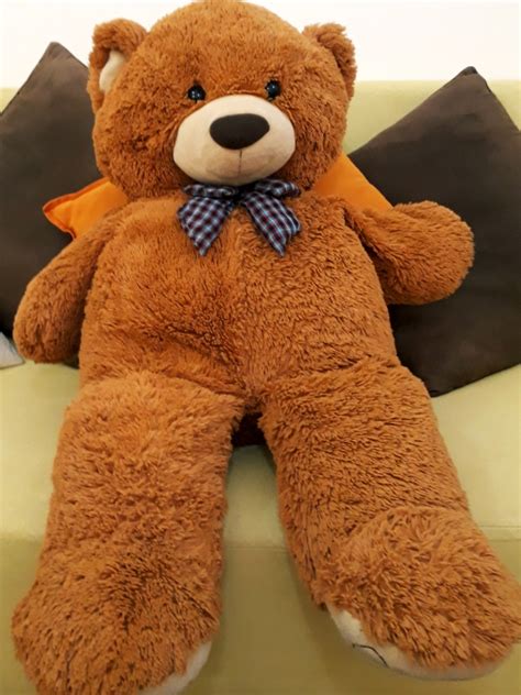 Fluffy Teddy Bear Hobbies And Toys Toys And Games On Carousell