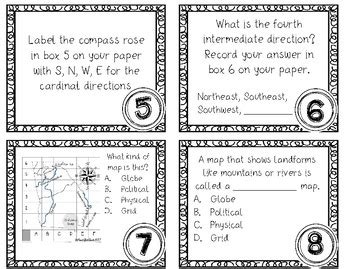 Map Skills Scoot By Peach State Teach Tpt