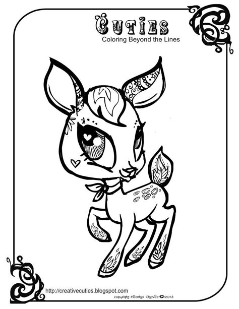 Cuties Coloring Pages Printable Clip Art Library