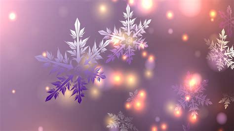 Real Snowflake Desktop Background