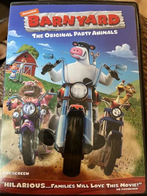 Nickelodeon Barnyard The Original Party Animals Dvd 2006 Ws