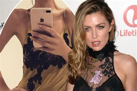Britains Next Top Models Abbey Clancy Sends Fans Wild As She Shows