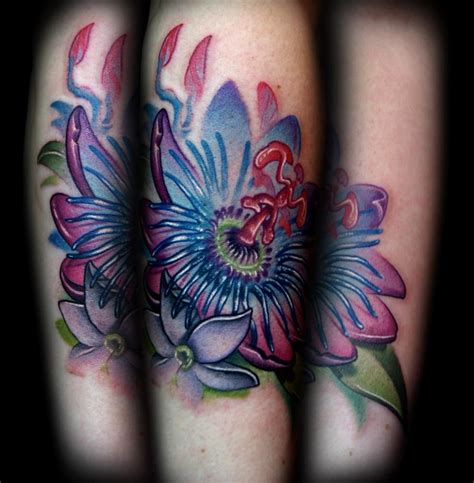 Jasmine And Passion Flower Tattoo By Kelly Doty Tattoonow