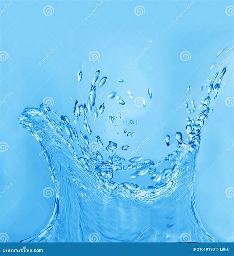 Water Splashing Stock Photo Image Of Macro Background 21619190