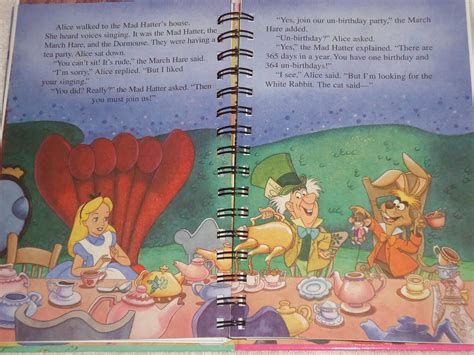 Walt Disney Alice In Wonderland Wonderful World Of Reading