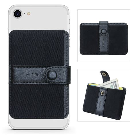 Phone Card Holder Ultra Slim Self Adhesive Stick On Credit Card Wallet