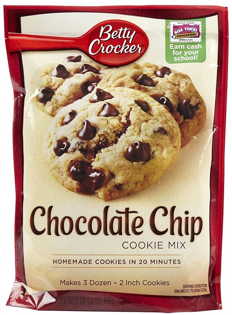 Betty Crocker Chocolate Chip Cookie Mix 17 5 Oz Walmart Com
