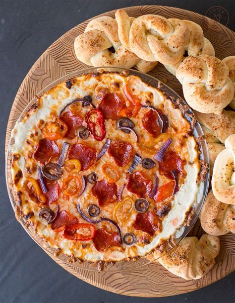 Pizza Dip With Garlic Knots Taste And Tipple Taco Pizza Recipes