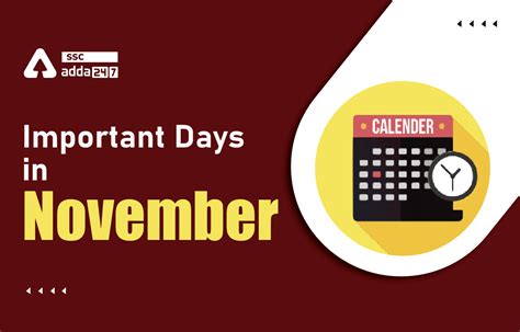 Important Days In November Check National And International List