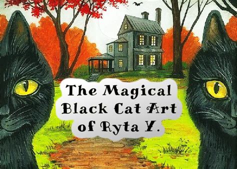 Oooh Halloween Art For Black Cat Awareness Month Magic Cat Wisdom