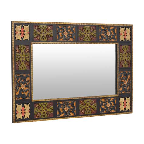 Shop for wall decor including mirrors, wall clocks, art, picture frames and and other unique decorations at pier 1! 40% OFF - Pier 1 Pier 1 Block Framed Wall Mirror / Decor ...