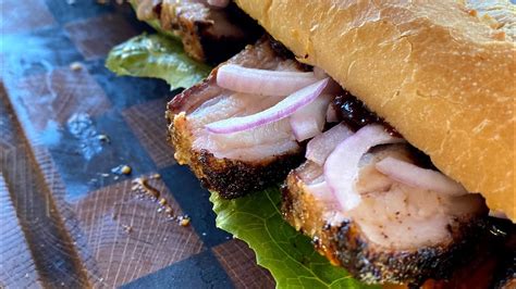 Pork Belly Sandwich YouTube