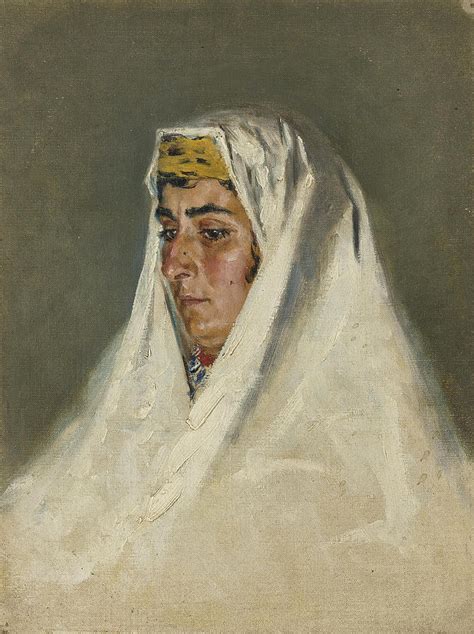 Arab Woman In Jerusalem Painting By Vasily Vereshchagin Fine Art America