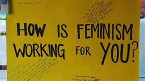 Supportive Posters Respond To Ad Attacking Feminism Cbc News