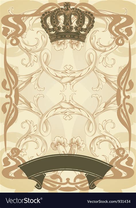 Royal Background And Banner Royalty Free Vector Image