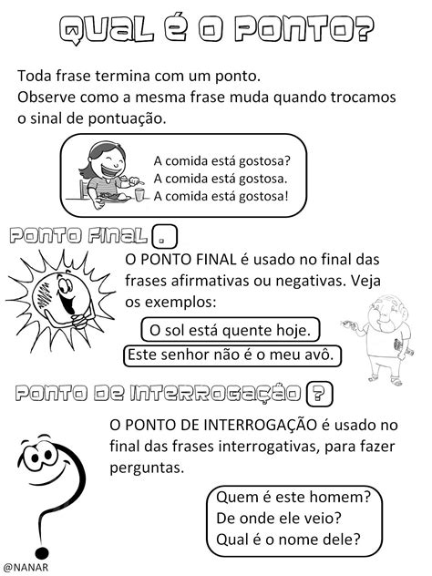 Atividade Sinais De Pontuação