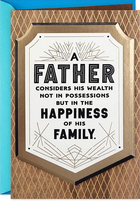 Hallmark Mahogany Fathers Day Card For Dad True Wealth Plaque