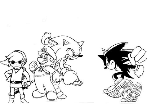 Mario And Sonic Coloring Pages Super Mario Coloring P