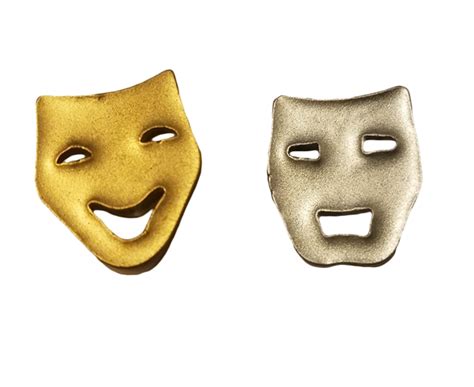 Comedy Tragedy Masks Cabochons Charms
