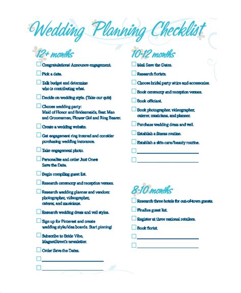 Explore Our Sample Of Wedding Flower Checklist Template Checklist For