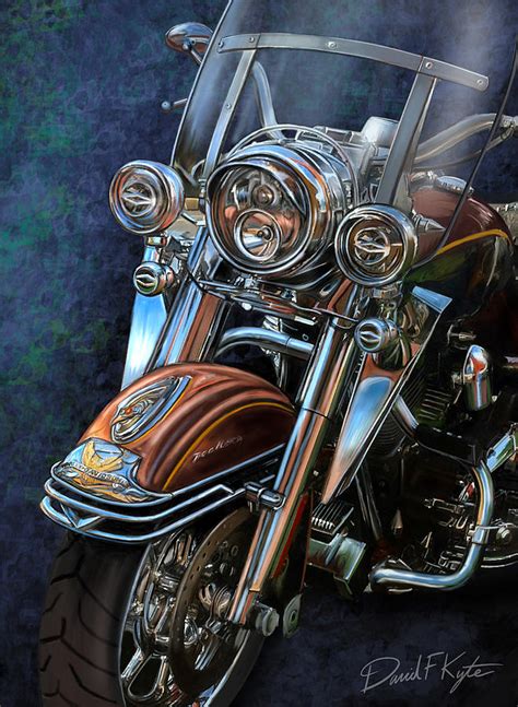 Harley Davidson Ultra Classic Digital Art By David Kyte